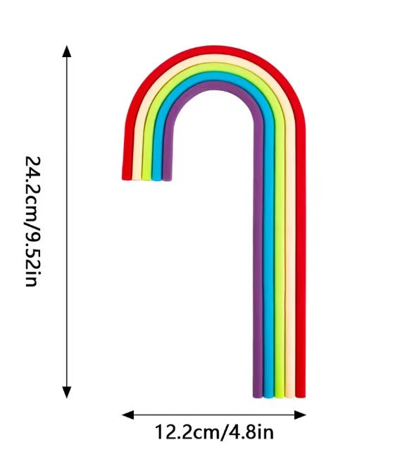 Colorful Rainbow Cake Topper (3)