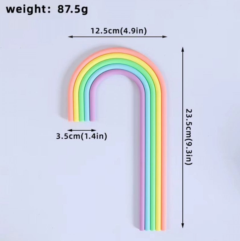 Colorful Rainbow Cake Topper (4)