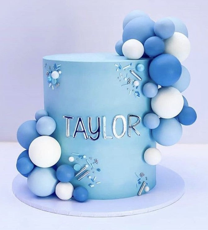 Dark Blue Shining Faux Ball