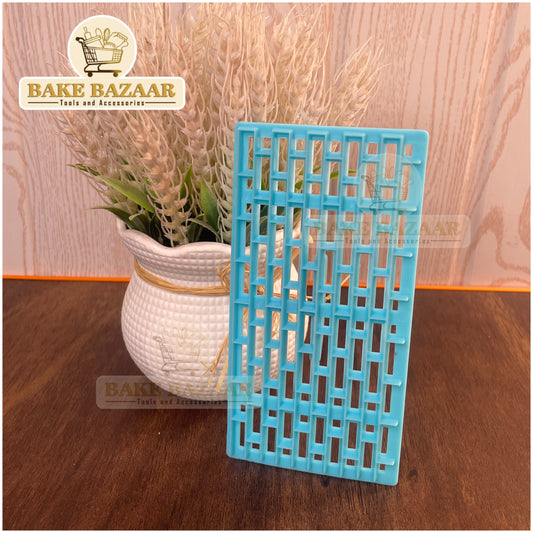 Plastic Brick Shape Fondant Embosser