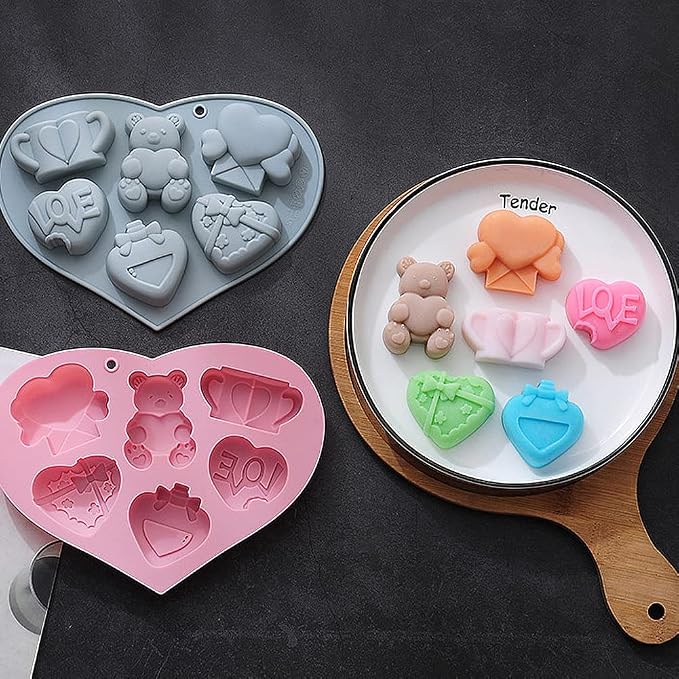 Valentine Day Theme Silicone Mold