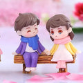 Winter Scarf Couple Miniature For Cake BBM027