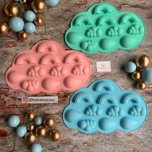 Rainbow Cloud Chocolate Mold