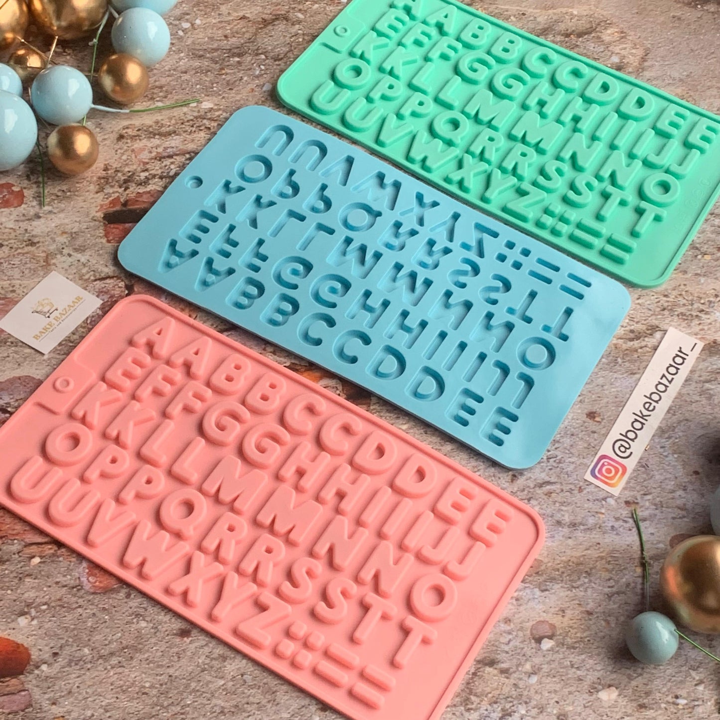 Alphabet Chocolate Mould