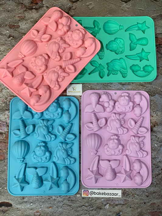 Unicorn Horn Star Chocolate Mold