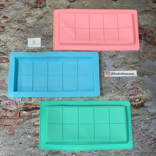 10 Cavity Kunafa Chocolate Bar Mold