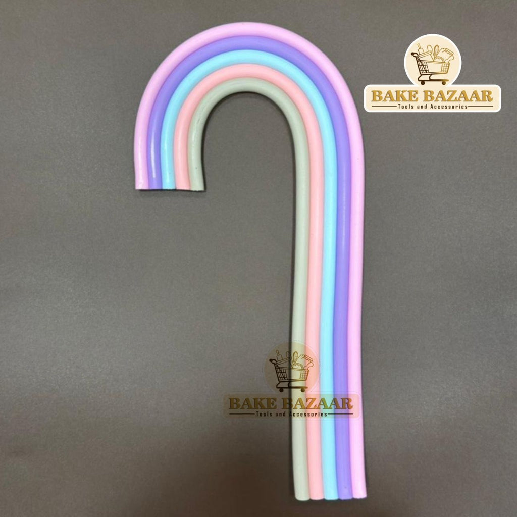 Silicone Rainbow Cake Topper Multicolor (5)