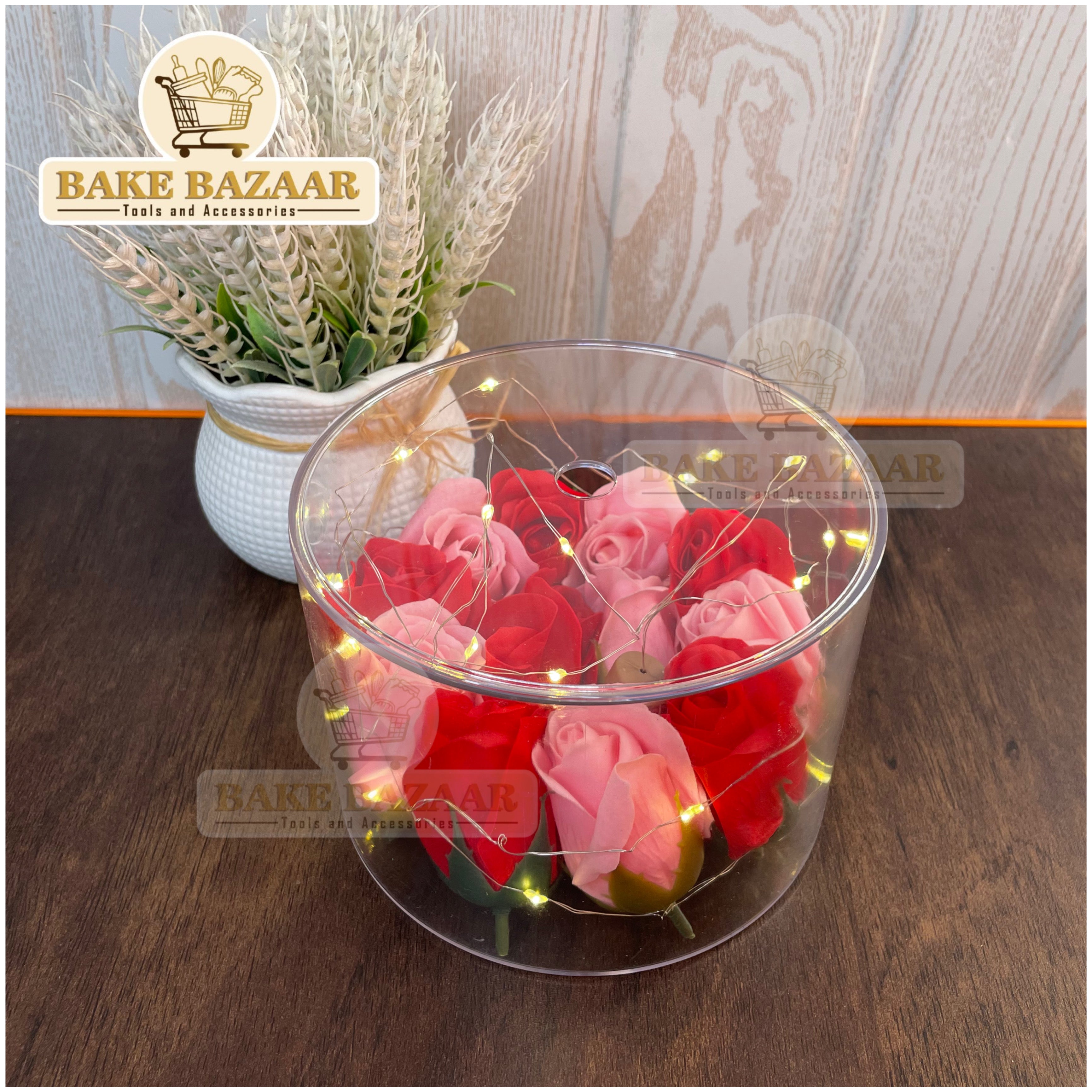 Transparent Round Cake Spacer