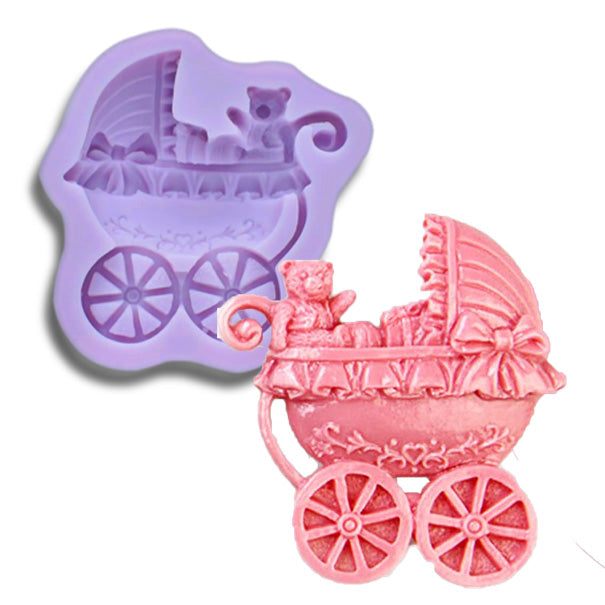 Baby Cart Silicone Fondant Mold