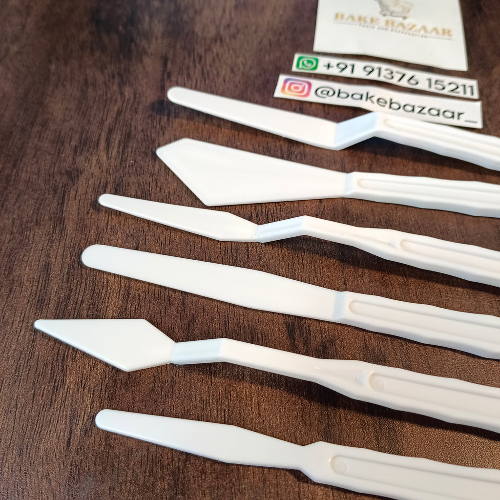 Mixed Plastic Palette Knife Set 5pcs