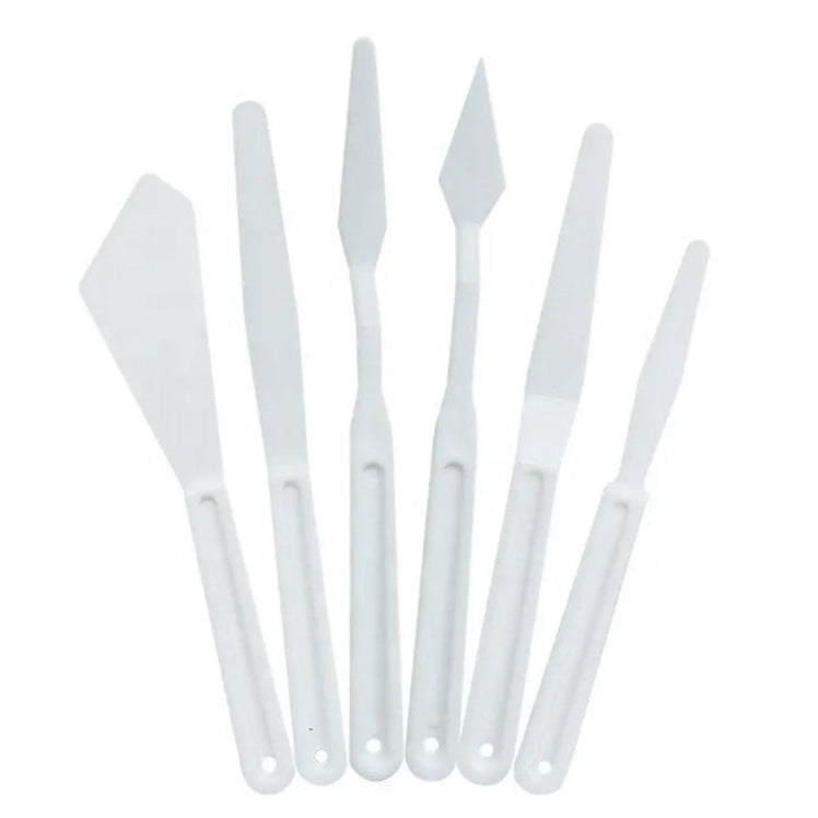 Mixed Plastic Palette Knife Set 5pcs