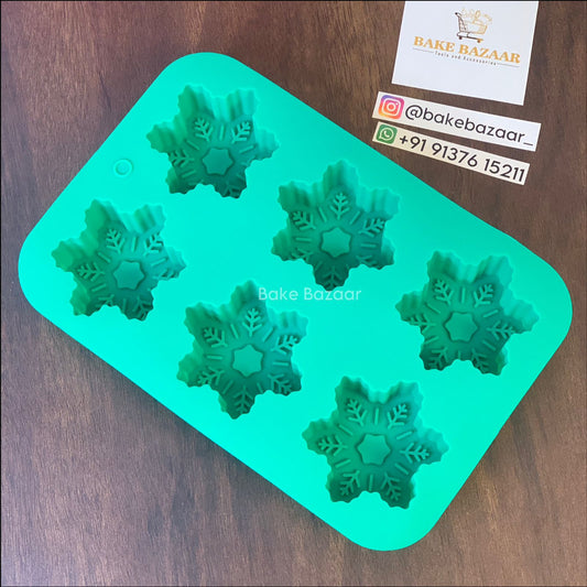 Snowflake Molds Silicone chocolate mold
