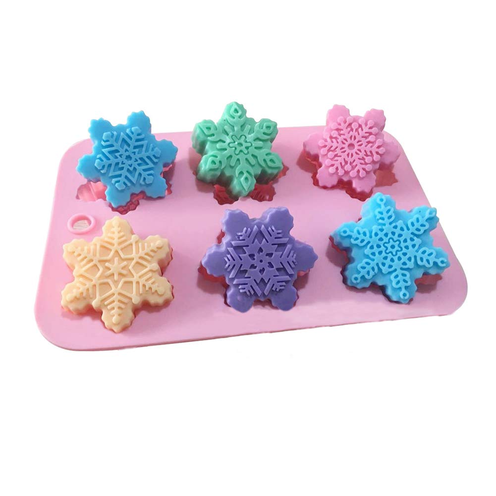 Snowflake Molds Silicone chocolate mold