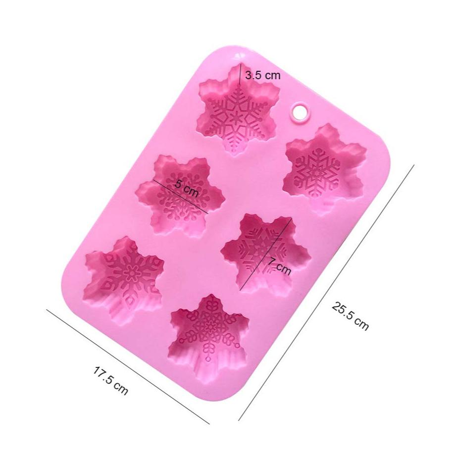 Snowflake Molds Silicone chocolate mold