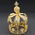 Crown Creative Cake Topper Accessory Baby Shower Birthday Cake Decoration gold CN-011