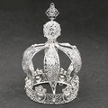 Crown Creative Cake Topper Accessory Baby Shower Birthday Cake Decoration silver CN-011