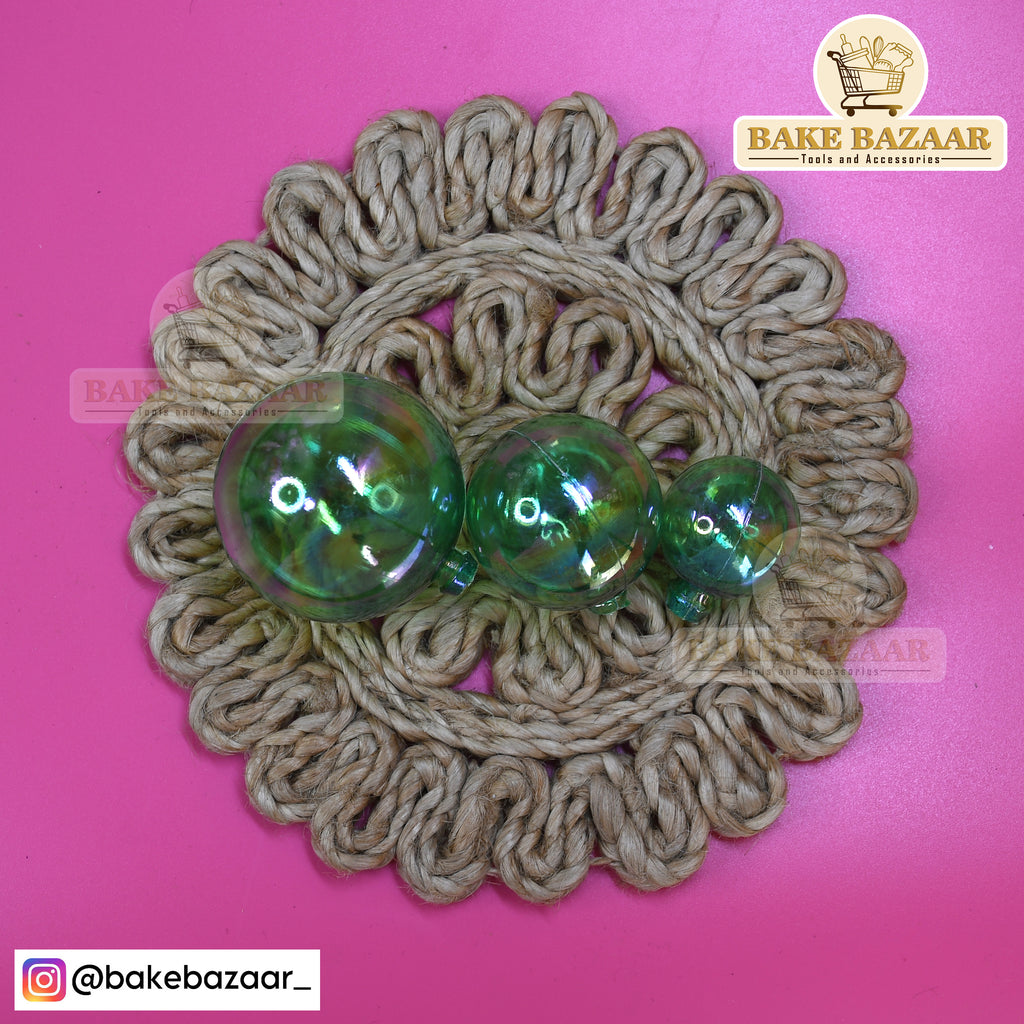 Green Crystal Faux Ball