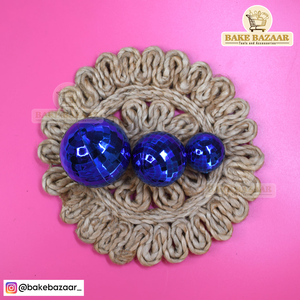 Dark Blue Disco Faux Ball