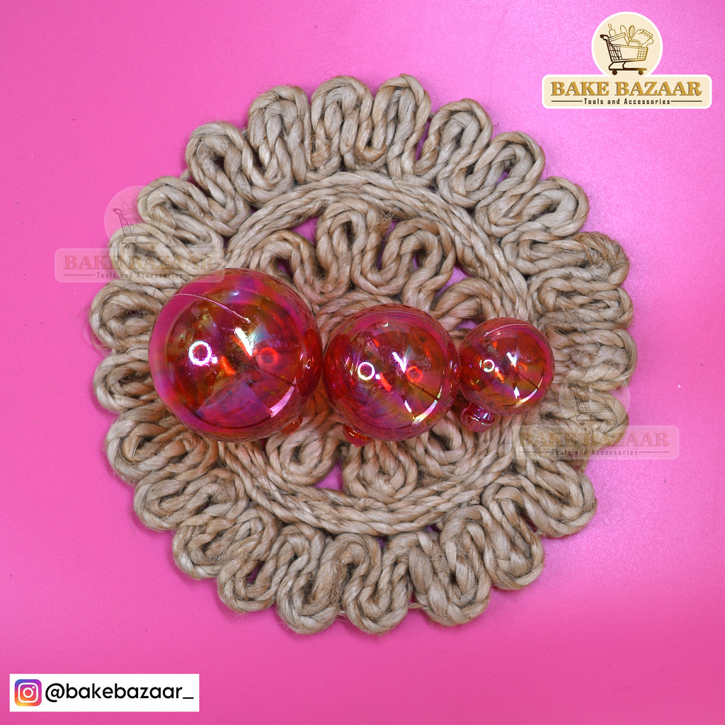 Red Crystal Faux Ball