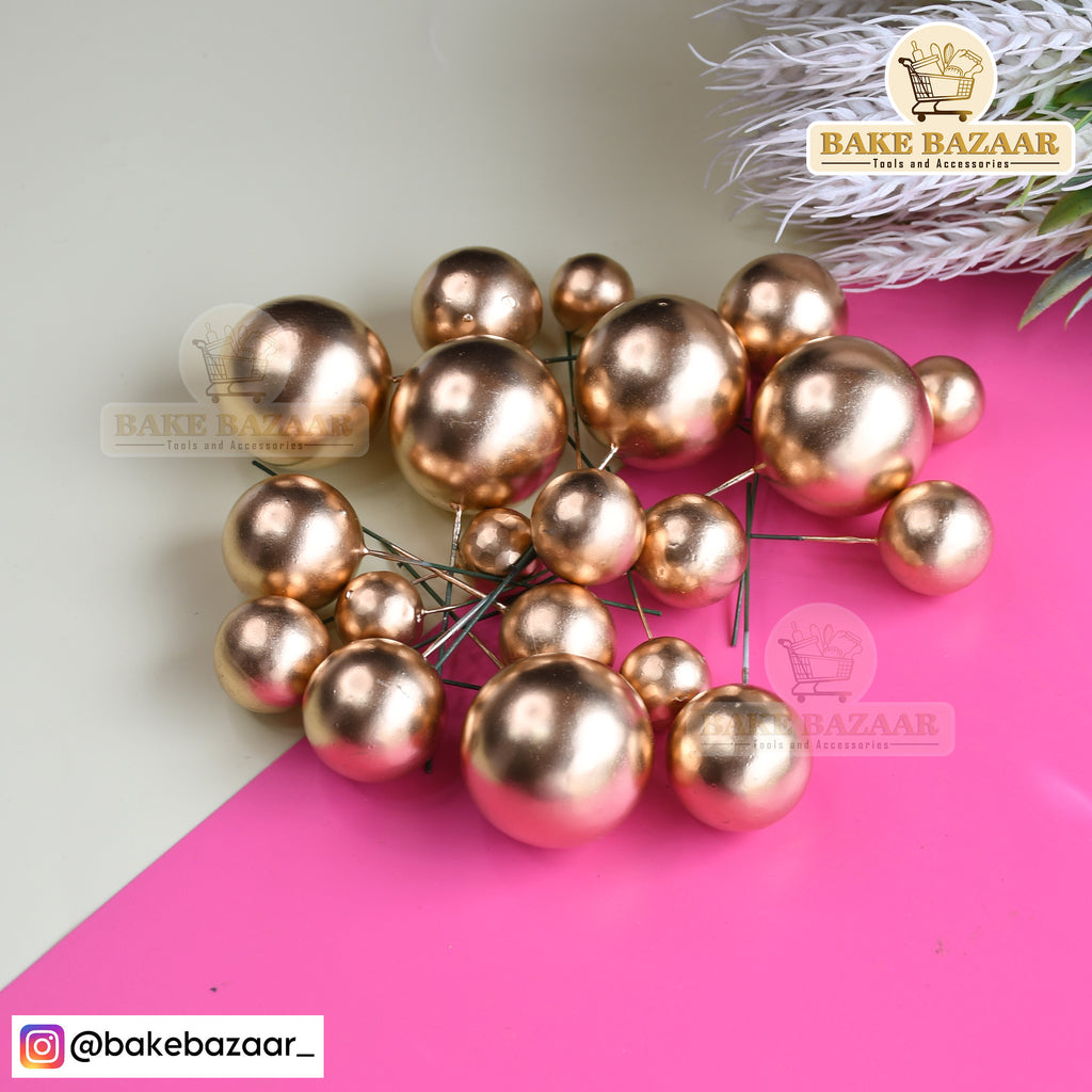 Golden Shining Faux Ball