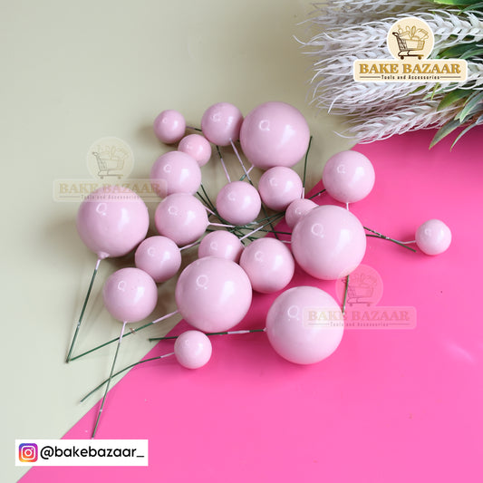 Light Pink Shining Faux Ball