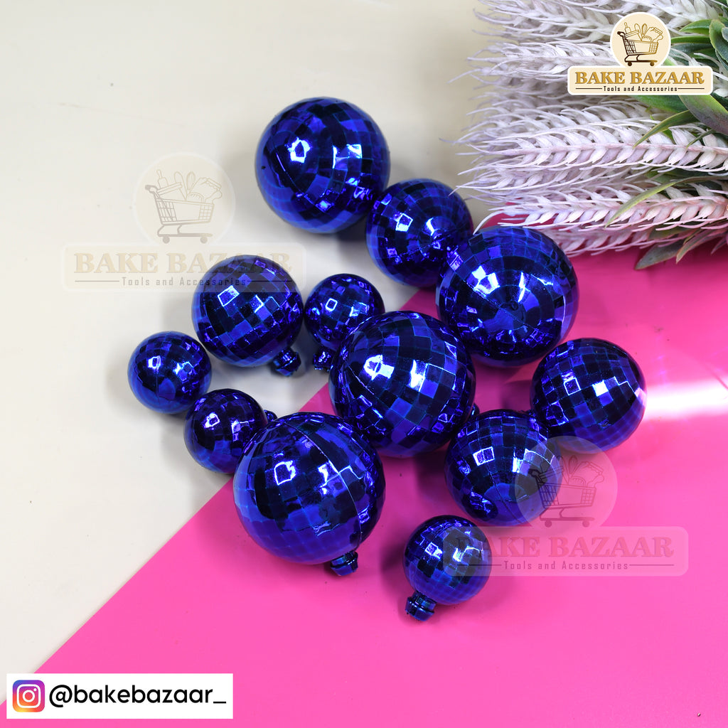 Dark Blue Disco Faux Ball