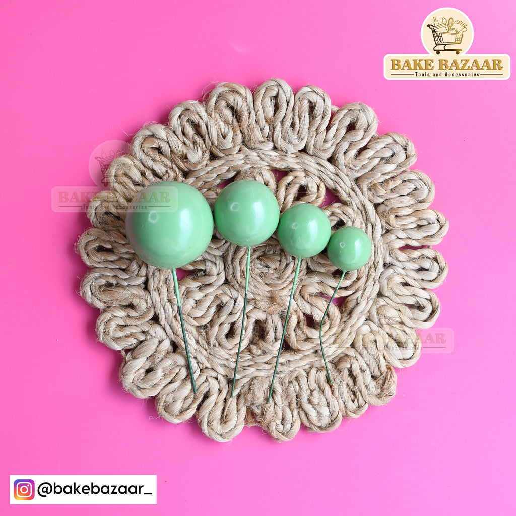 Light Green Shining Faux Ball