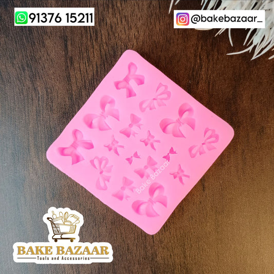 16 in 1  Small Bow Mold - Cake Decoration