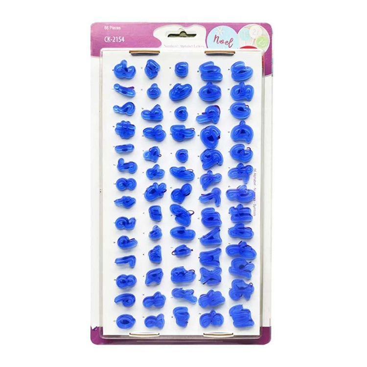 66 pcs Alphabet Number Cake Stamp Set