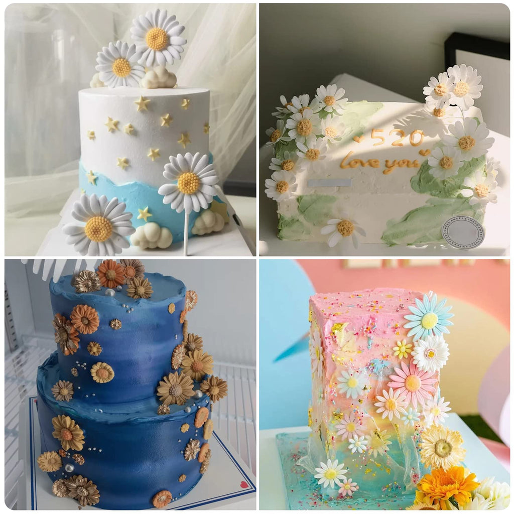Assorted Flower Shape Silicone Mold for Cake Decoration