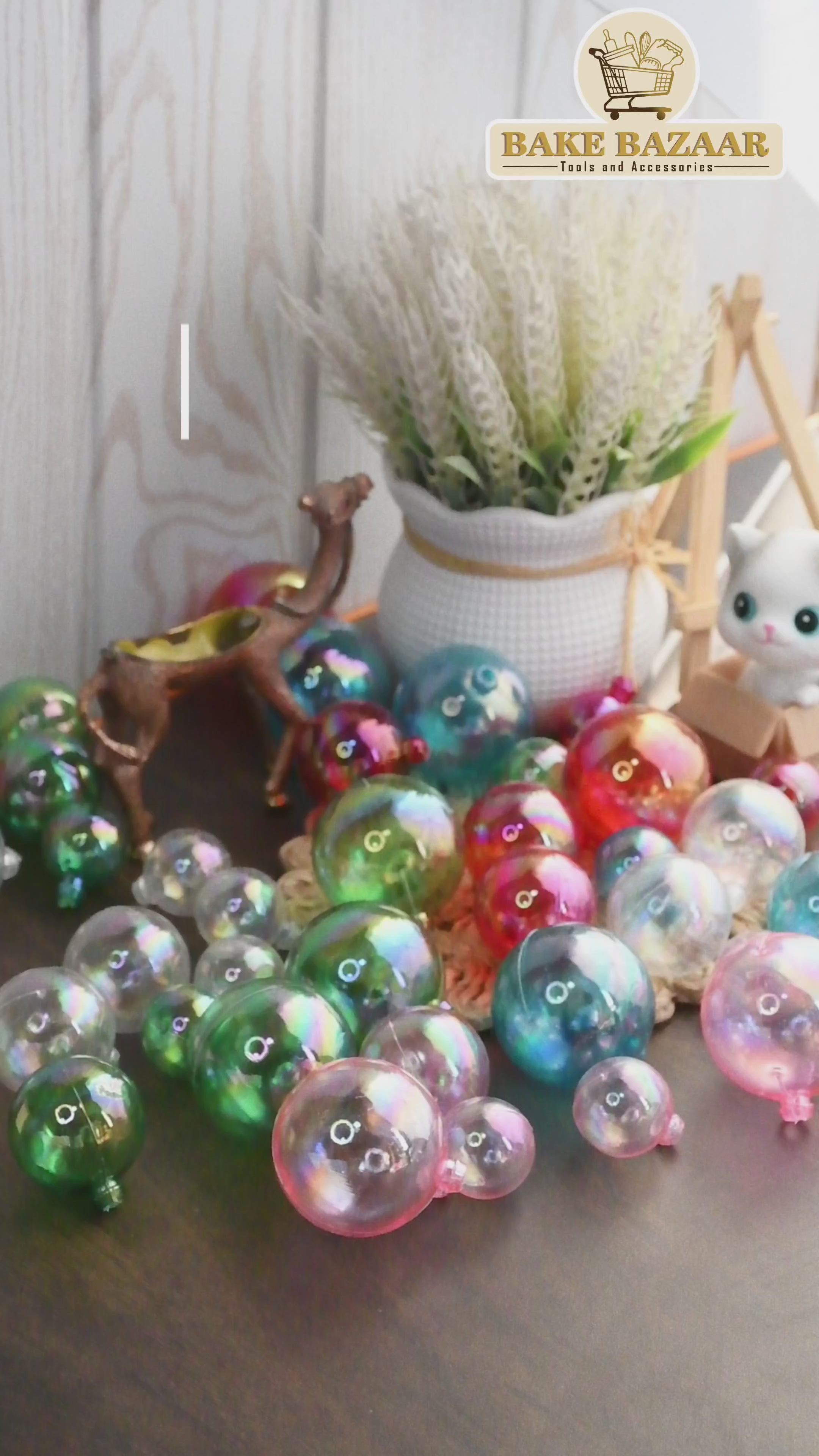 Pink Crystal Faux Ball