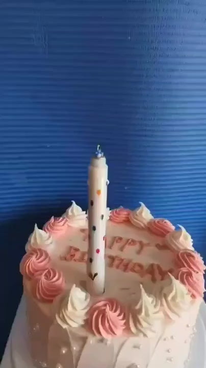 Surprise Musical Banner Candle